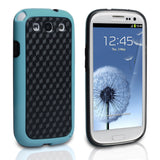 YouSave Samsung Galaxy S3 Combo Carbon Hybrid IMD Case - Blue
