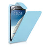 Yousave Samsung Galaxy Note 2 Leather Effect Flip Case -  Light Blue