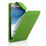 Yousave Samsung Galaxy Note 2 Green Leather Effect Flip Case