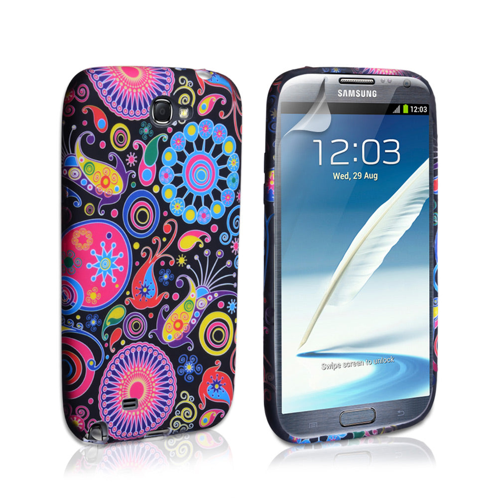 YouSave Accessories Samsung Galaxy Note 2 Jellyfish Silicone Gel Case