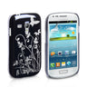 Yousave Samsung Galaxy S3 Mini Floral Butterfly Case - Black-Silver