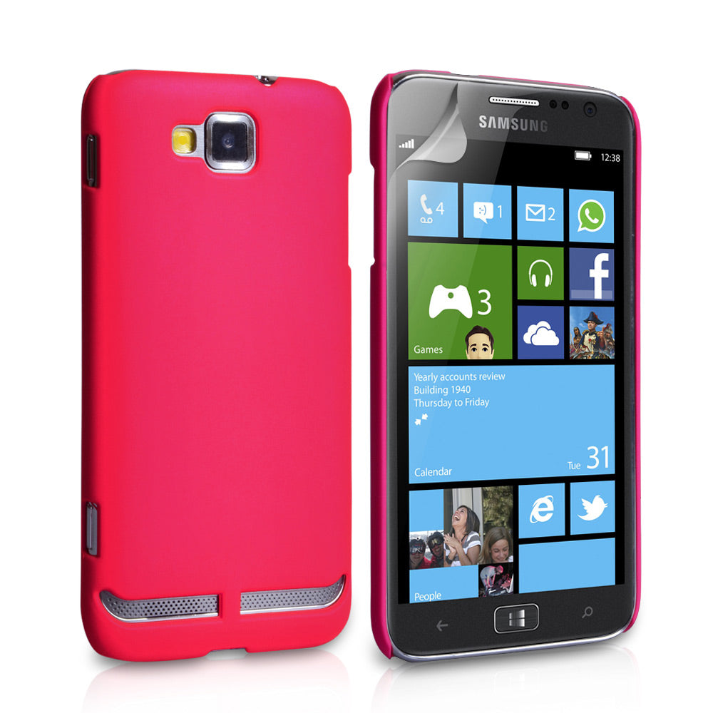 YouSave Accessories Samsung Ativ S Hot Pink Hard Hybrid Case