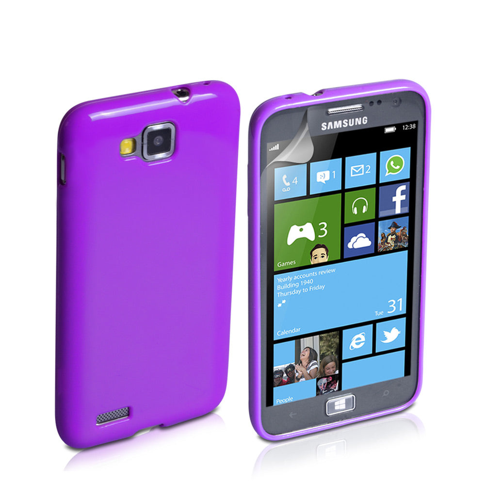YouSave Accessories Samsung Ativ S Gel Case - Purple