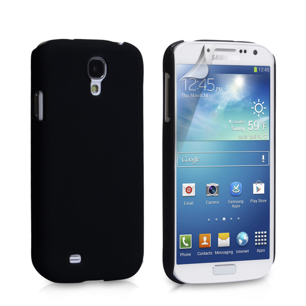 YouSave Accessories Samsung Galaxy S4 Hard Hybrid Case - Black 