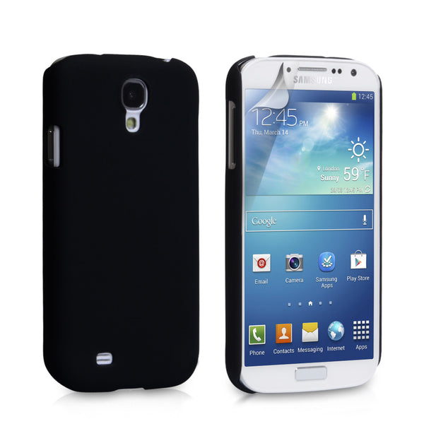 YouSave Accessories Samsung Galaxy S4 Hard Hybrid Case - Black 