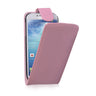 Samsung Galaxy S4 Leather-Effect Flip Case - Baby Pink