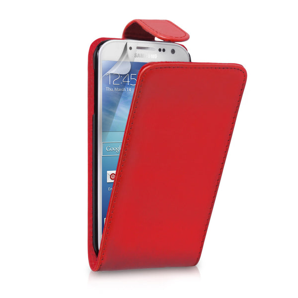 YouSave Accessories Samsung Galaxy S4 Leather Effect Flip Case - Red