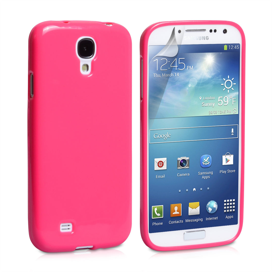 YouSave Accessories Samsung Galaxy S4 Pink Silicone Gel Case