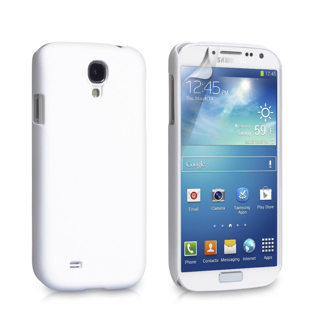 YouSave Accessories Samsung Galaxy S4 Hard Hybrid Case - White 