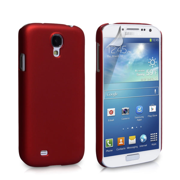YouSave Accessories Samsung Galaxy S4 Hard Hybrid Case - Red 