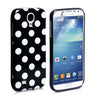 Yousave Accessories Samsung Galaxy S4 Polka Dot Case - Black