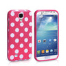 Yousave Accessories Samsung Galaxy S4 Polka Dot Hard Case - Hot Pink