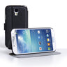 Yousave Accessories Samsung Galaxy S4 Leather-Effect Wallet Stand Case - Black