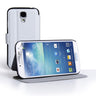 Samsung Galaxy S4 Leather-Effect Flip Stand Case - White