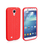 YouSave Accessories Samsung Galaxy S4 Tyre Gel Case - Red