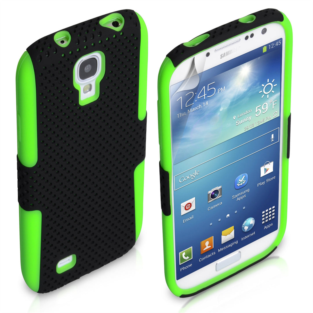 YouSave Accessories Samsung Galaxy S4 Silicone Mesh Case - Green