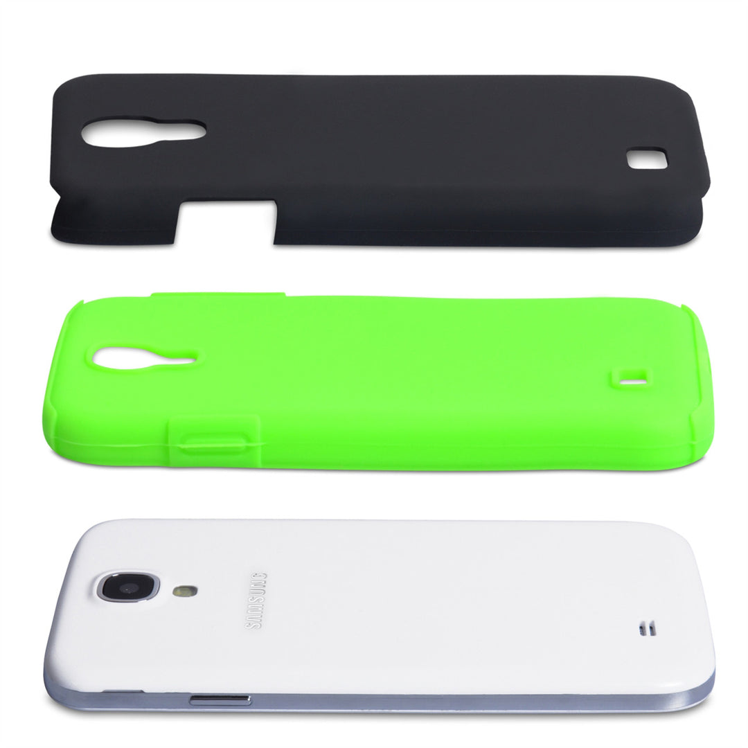 YouSave Accessories Samsung Galaxy S4 Hybrid Combo Case - Green