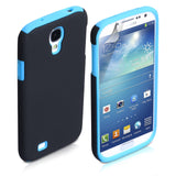 YouSave Accessories Samsung Galaxy S4 Hybrid Combo Case - Blue