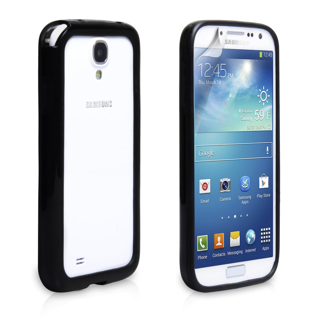 YouSave Accessories Samsung Galaxy S4 Gel Bumper Case - Black
