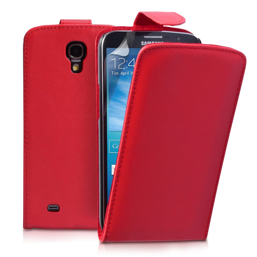 YouSave Samsung Galaxy Mega 6.3 Leather Effect Flip Case - Red