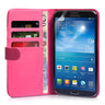 Samsung Galaxy Mega 6.3 Leather-Effect Wallet Case - Hot Pink
