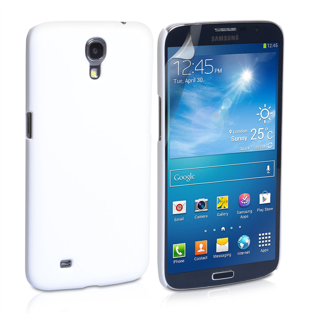 YouSave Accessories Samsung Galaxy Mega 6.3 Hard Hybrid Case - White