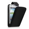 Samsung Galaxy Fame Leather-Effect Flip Case - Black