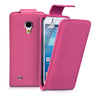 Yousave Accessories Samsung Galaxy S4 Mini Hot Pink Leather-Effect Flip Case