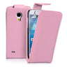 Yousave Accessories Samsung Galaxy S4 Mini Pink Leather-Effect Flip Case