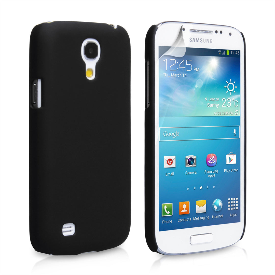 YouSave Accessories Samsung Galaxy S4 Mini Black Hard Hybrid Case