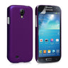 Yousave Accessories Samsung Galaxy S4 Mini Purple Hard Hybrid Case