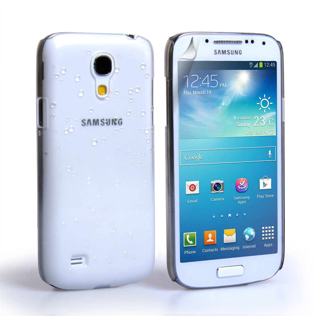 YouSave Accessories Samsung Galaxy S4 Mini Raindrop Hard Case - White