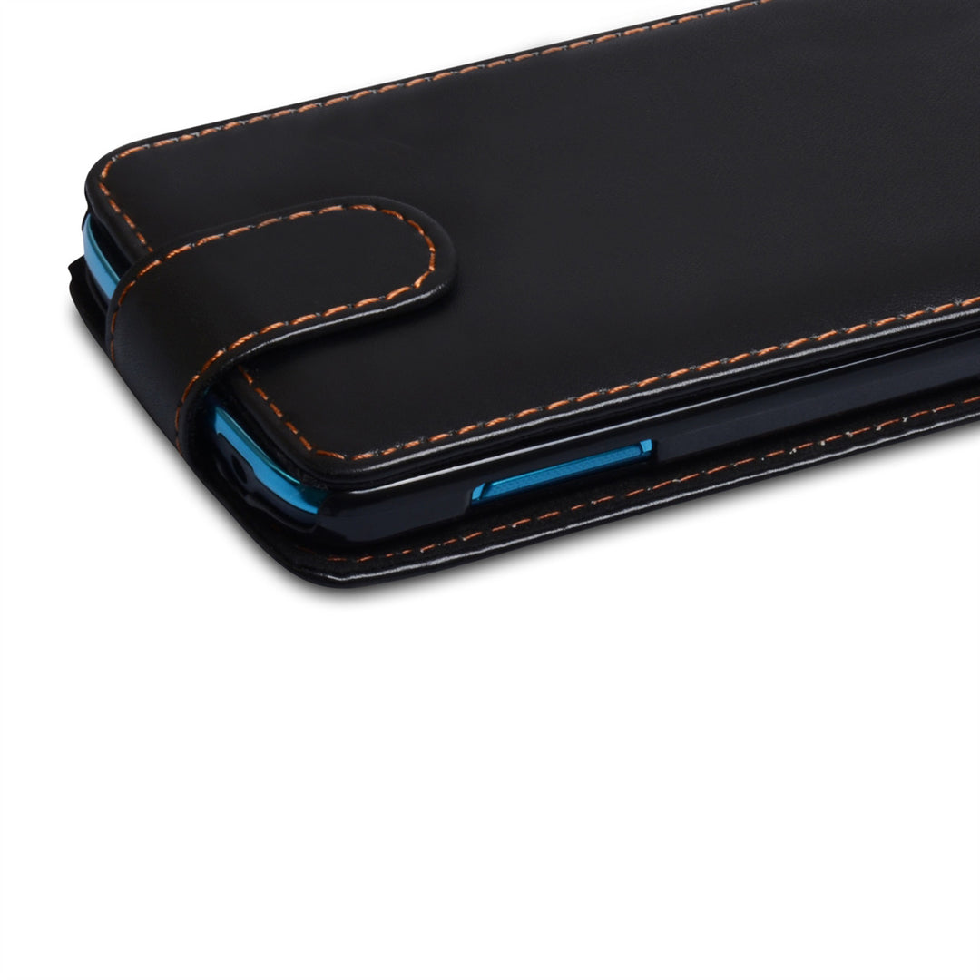 YouSave Samsung Galaxy S4 Active Leather Effect Flip Case - Black