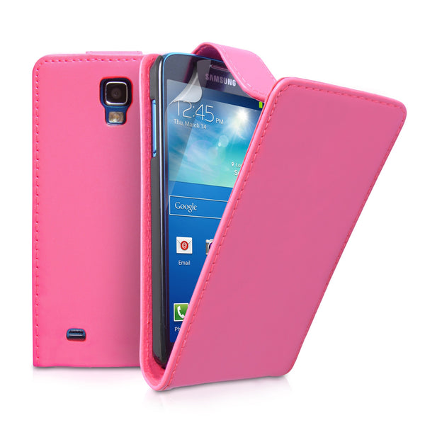 YouSave Samsung Galaxy S4 Active Leather Effect Flip Case - Hot Pink