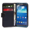 Yousave Accessories Samsung Galaxy S4 Active Leather-Effect Wallet Case - Black