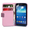 Samsung Galaxy S4 Active Leather-Effect Wallet Case - Baby Pink