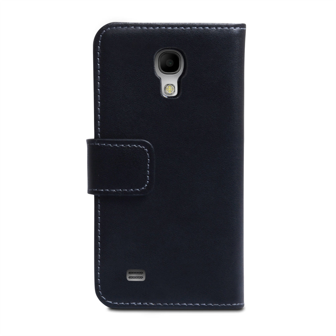 Caseflex Samsung Galaxy S4 Mini Real Leather Wallet Case - Black