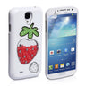 Yousave Accessories Samsung Galaxy S4 Strawberry Bling Case - White
