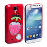 Yousave Accessories Samsung Galaxy S4 Strawberry Bling Case - Red
