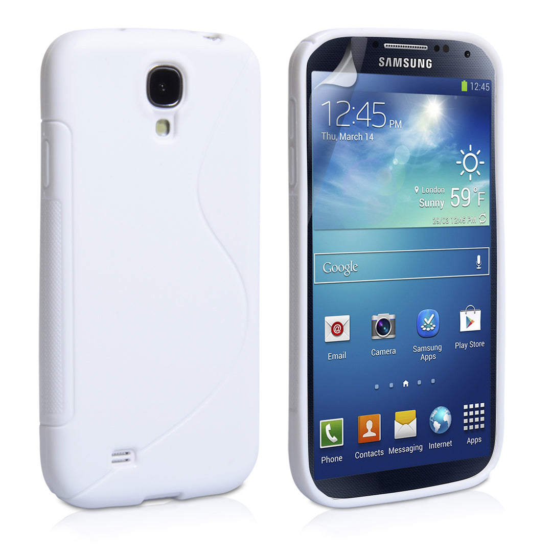 Caseflex Samsung Galaxy S5 Silicone Gel S-Line Case - White