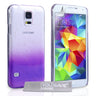 Yousave Accessories Samsung Galaxy S5 Raindrop Hard Case - Purple-Clear