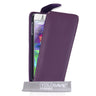 Yousave Accessories Samsung Galaxy S5 Leather-Effect Flip Case - Purple