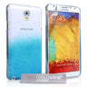 Yousave Accessories Samsung Galaxy Note 3 Neo Raindrop Hard Case - Blue-Clear