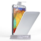 YouSave Samsung Galaxy Note 3 Neo Leather-Effect Flip Case - White