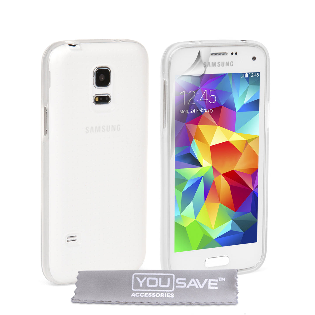 YouSave Accessories Samsung Galaxy S5 Mini Silicone Gel Case - Clear