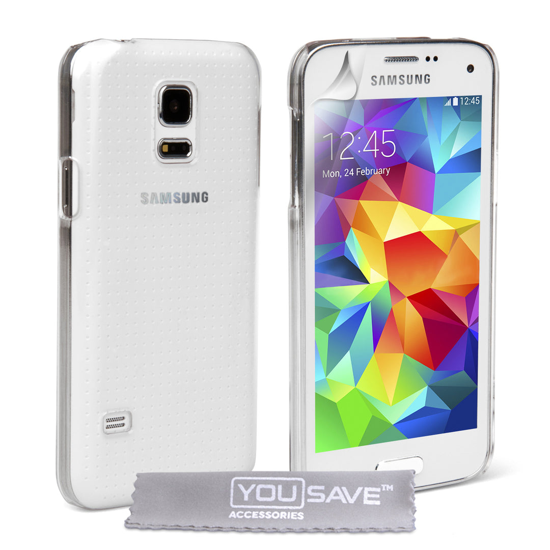 YouSave Accessories Samsung Galaxy S5 Mini Hard Case - Crystal Clear
