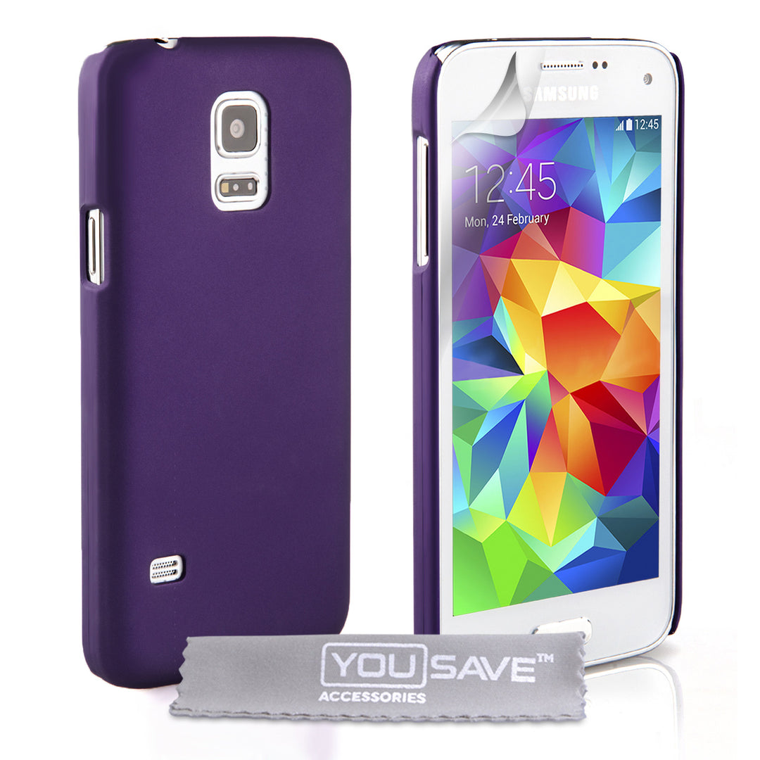 YouSave Accessories Samsung Galaxy S5 Mini Hard Hybrid Case - Purple