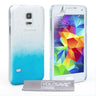 Yousave Accessories Samsung Galaxy S5 Mini Raindrop Hard Case - Blue-Clear