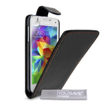 YouSave Samsung Galaxy S5 Mini Leather-Effect Flip Case - Black