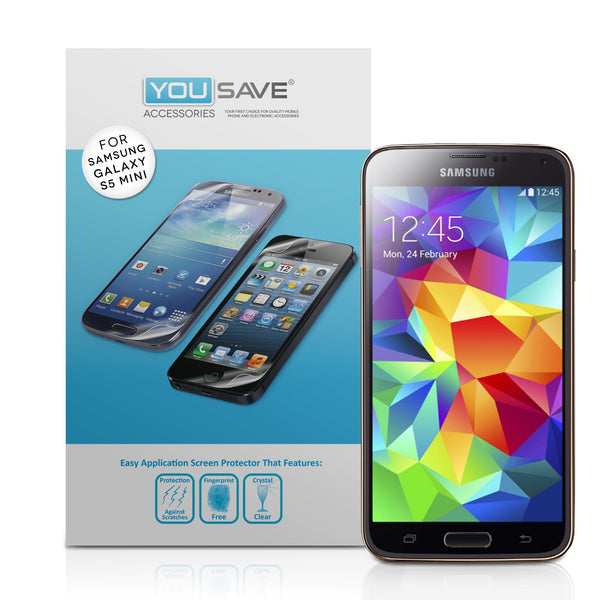 YouSave Accessories Samsung Galaxy S5 Mini Screen Protectors x3